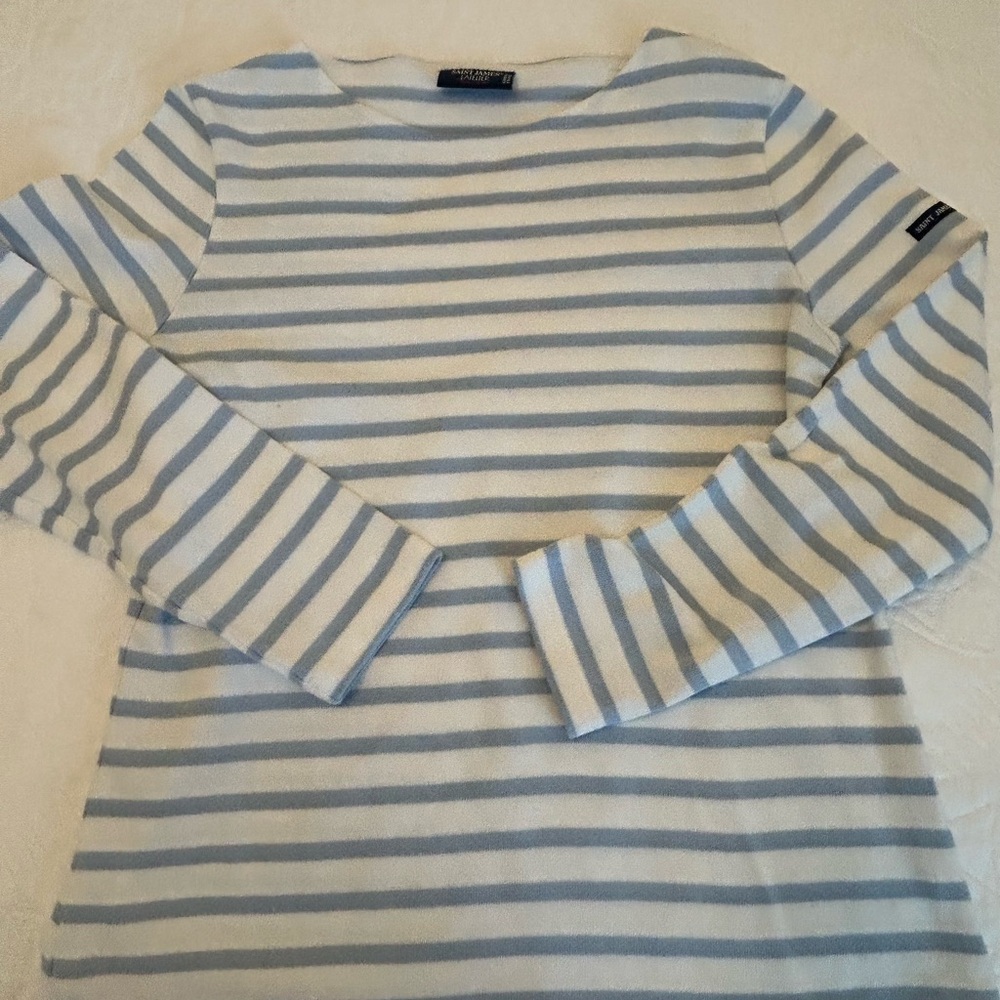Saint James L'Atelier Knit Mariniere Striped Top US Size 8